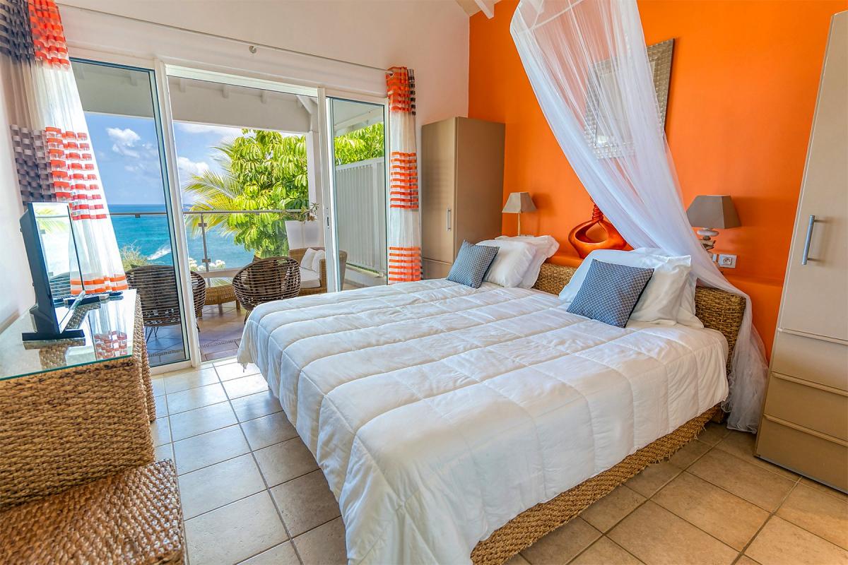 Villa Rental St Martin - Upstairs Bedroom 1
